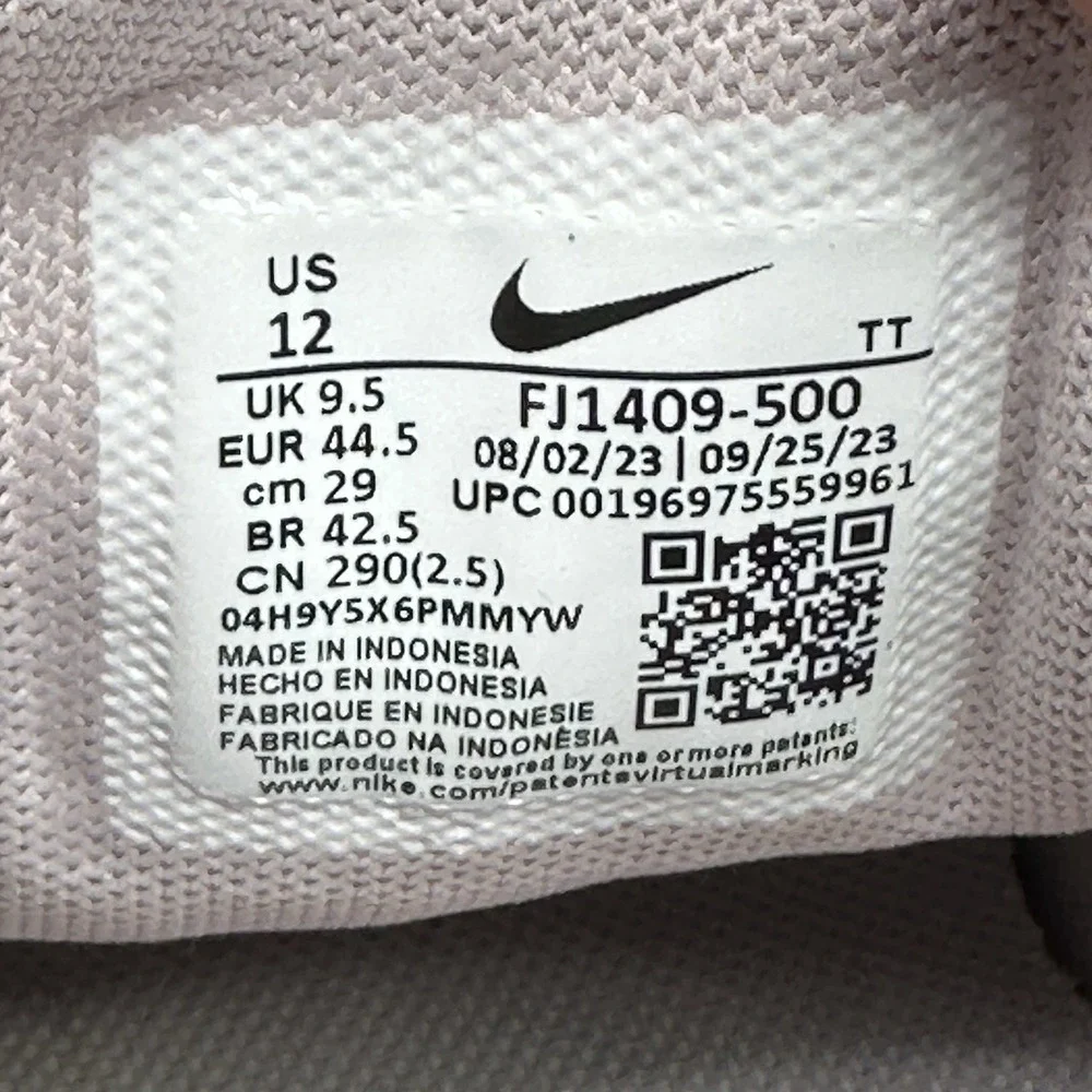 Nike Phoenix Waffle Womens Size 12 Shoes Plum Chalk Athletic‎ Casual Sneakers